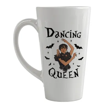 Wednesday Addams Dance, Κούπα κωνική Latte Μεγάλη, κεραμική, 450ml