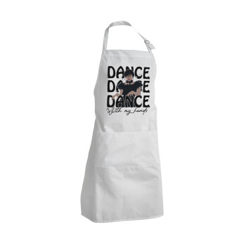 Wednesday dance dance dance, Adult Chef Apron (with sliders and 2 pockets)