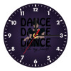 Wednesday dance dance dance, Ρολόι τοίχου ξύλινο (20cm)