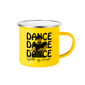 Wednesday dance dance dance, Κούπα Μεταλλική εμαγιέ Κίτρινη 360ml
