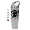 GREY color, 890ml (30oz) stainless Steel Tumbler with Handle