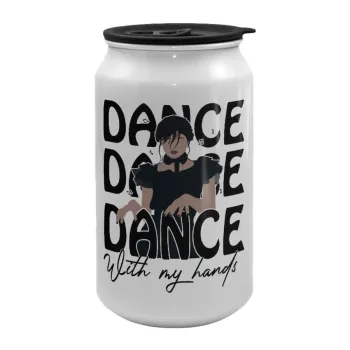 Wednesday dance dance dance, Κούπα ταξιδιού μεταλλική με καπάκι (tin-can) 500ml