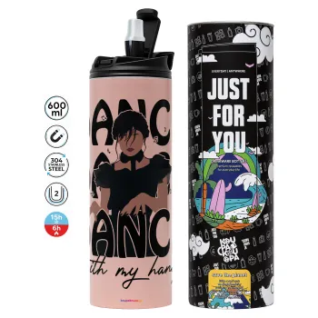 Wednesday dance dance dance, Tumbler stainless steel PINK 600ml