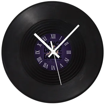 Wednesday dance dance dance, Ρολόι τοίχου Βινύλιο (30cm)