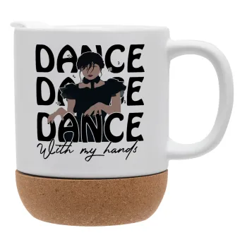 Wednesday dance dance dance, Ceramic coffee mug Cork (MAT), 330ml