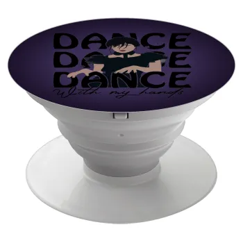 Wednesday dance dance dance, Phone Holders Stand  White Hand-held Mobile Phone Holder