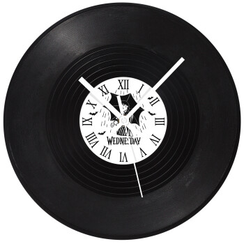Wednesday Addams, Ρολόι τοίχου Βινύλιο (30cm)