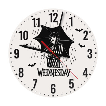 Wednesday Addams, Ρολόι τοίχου ξύλινο (30cm)
