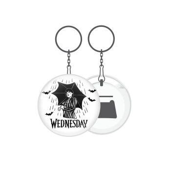 Wednesday Addams, Μπρελόκ μεταλλικό 5cm με ανοιχτήρι