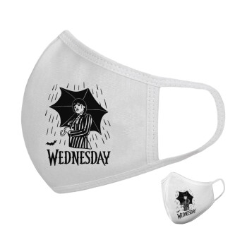 Wednesday Addams, Μάσκα υφασμάτινη υψηλής άνεσης παιδική (Δώρο πλαστική θήκη)