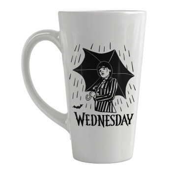Wednesday Addams, Κούπα κωνική Latte Μεγάλη, κεραμική, 450ml