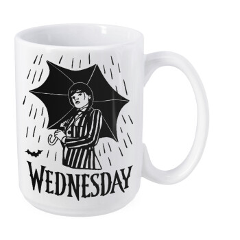 Wednesday Addams, Κούπα Mega, κεραμική, 450ml
