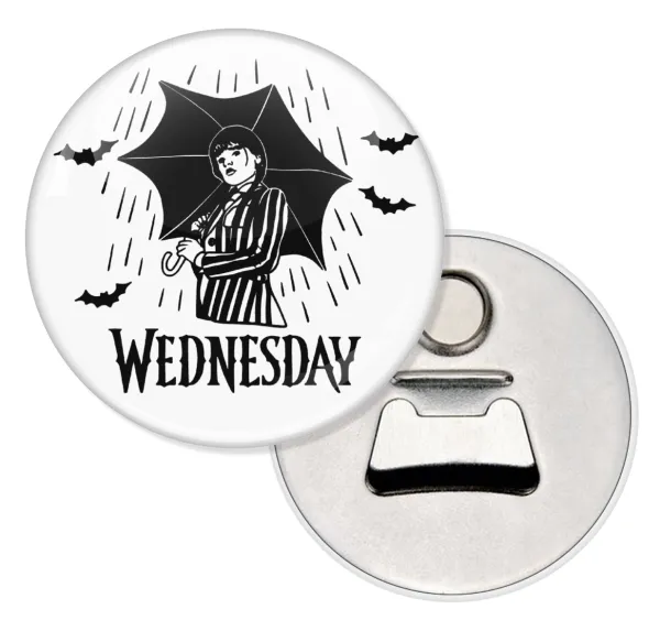 Wednesday Addams — Μαγνητάκι & Ανοιχτήρι (5.9cm)