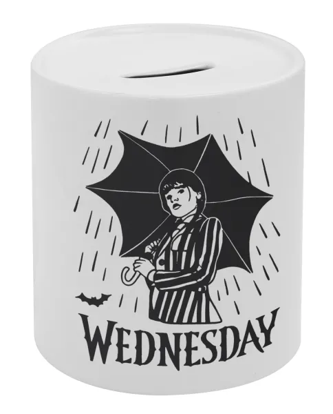 Wednesday Addams — Κουμπαράς πορσελάνης με τάπα