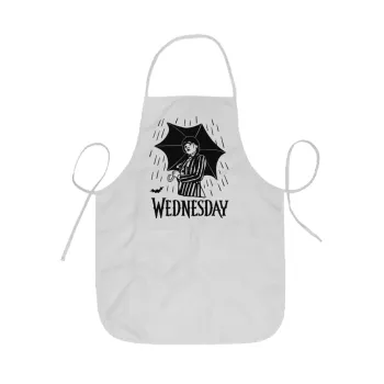 Wednesday Addams, Ποδιά Σεφ ολόσωμη κοντή  Παιδική (44x62cm)