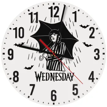 Wednesday Addams, Ρολόι τοίχου ξύλινο (30cm)