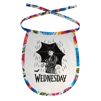 Wednesday Addams, Σαλιάρα μωρού αλέκιαστη με κορδόνι Χρωματιστή