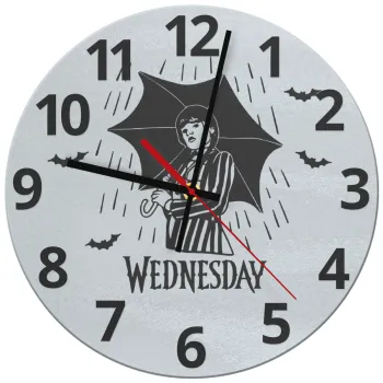 Wednesday Addams, Ρολόι τοίχου γυάλινο (30cm)