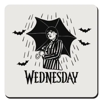 Wednesday Addams, Τετράγωνο μαγνητάκι ξύλινο 9x9cm