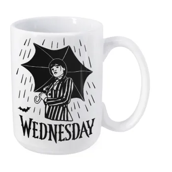 Wednesday Addams, Κούπα Mega, κεραμική, 450ml