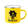 Yellow Enamel Metallic Cup 360ml