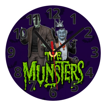 The munsters, Ρολόι τοίχου γυάλινο (20cm)