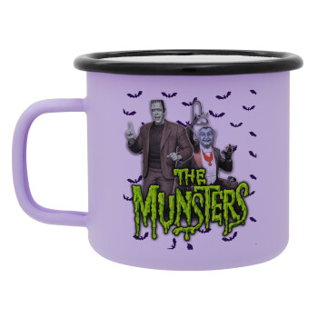 The munsters, Κούπα Μεταλλική εμαγιέ ΜΑΤ Light Pastel Purple 360ml