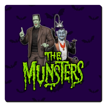 The munsters, Τετράγωνο μαγνητάκι ξύλινο 6x6cm