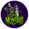 The munsters, Mousepad Round 20cm