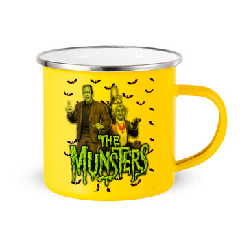 The munsters, Κούπα Μεταλλική εμαγιέ Κίτρινη 360ml