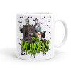 The munsters, Ceramic coffee mug, 330ml (1pcs)