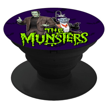 The munsters, Phone Holders Stand  Black Hand-held Mobile Phone Holder