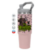 Pink color, 890ml (30oz) stainless Steel Tumbler with Handle