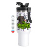 Mega Stainless steel Tumbler with lid, double wall 1,2L