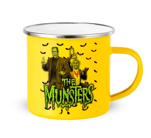 The munsters — Yellow Enamel Metallic Cup 360ml