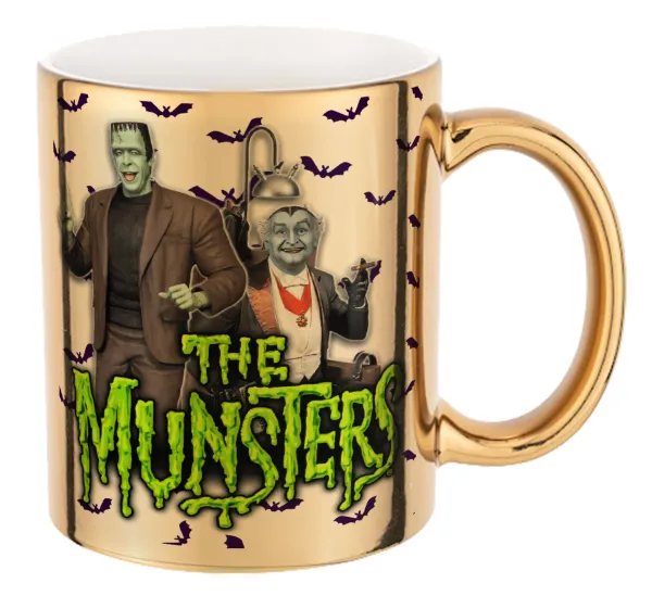 The munsters — Mug ceramic, gold mirror, 330ml