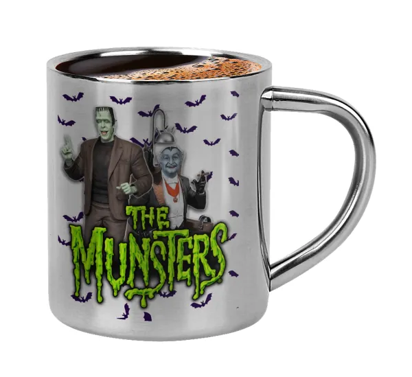 The munsters — Double-wall metal cup for espresso (220ml)