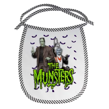 The munsters, Σαλιάρα μωρού αλέκιαστη με κορδόνι Μαύρη