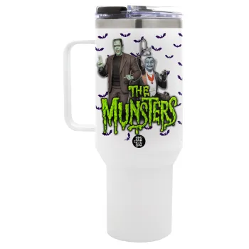 The munsters, Mega Tumbler με καπάκι, διπλού τοιχώματος (θερμό) 1,2L