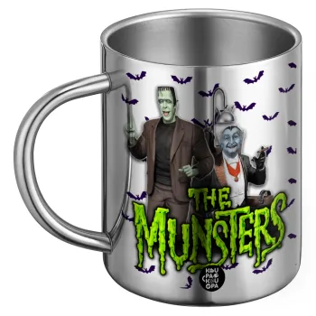 The munsters, Ανοξείδωτη Μεταλλική Κούπα 450ml - Διπλού Τοιχώματος