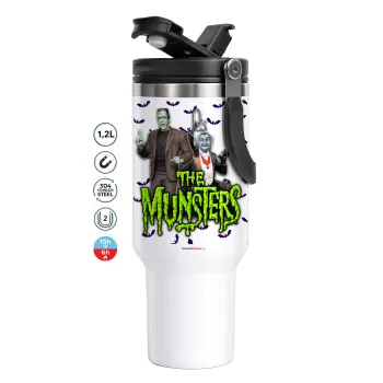 The munsters, Mega Tumbler με καπάκι, διπλού τοιχώματος (θερμό) 1,2L
