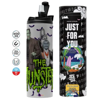 The munsters, Tumbler stainless steel GREY 600ml