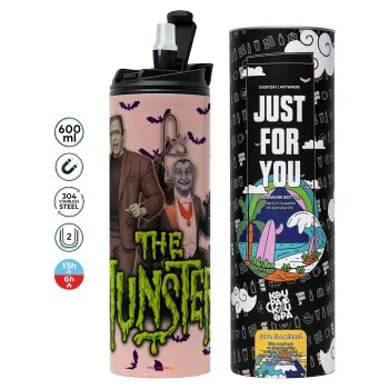 The munsters, Tumbler stainless steel PINK 600ml