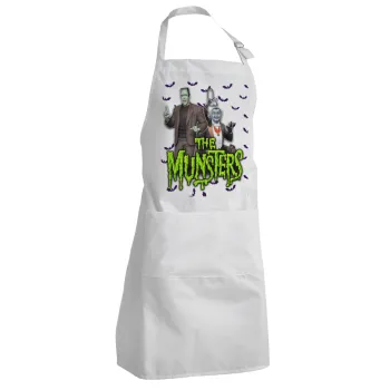 The munsters, Adult Chef Apron (with sliders and 2 pockets)