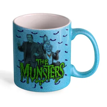 The munsters, Κούπα Σιέλ Glitter που γυαλίζει, κεραμική, 330ml