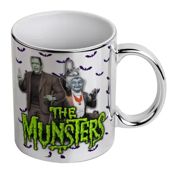 The munsters, Mug ceramic, silver mirror, 330ml