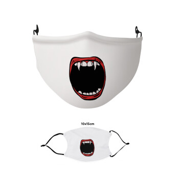 Dracula, Μάσκα υφασμάτινη παιδική πολλαπλών στρώσεων με υποδοχή φίλτρου