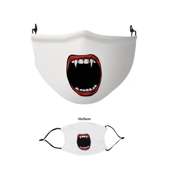 Dracula, Μάσκα υφασμάτινη παιδική πολλαπλών στρώσεων με υποδοχή φίλτρου