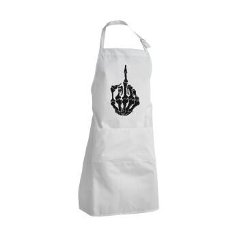 Middle finger, Adult Chef Apron (with sliders and 2 pockets)