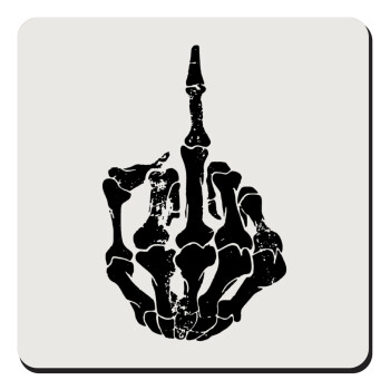 Middle finger, Τετράγωνο μαγνητάκι ξύλινο 9x9cm